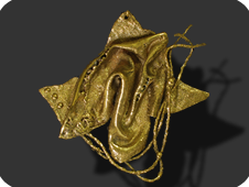 gioiello artistico in bronzo pulimentato